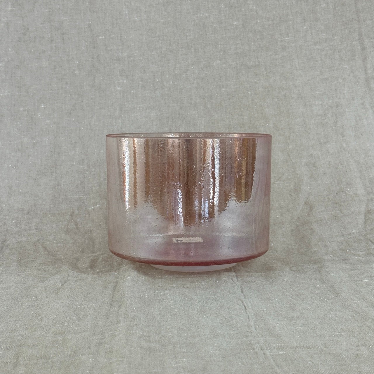 8" F-20 Morganite, Palladium Alchemy™ Crystal Bowl