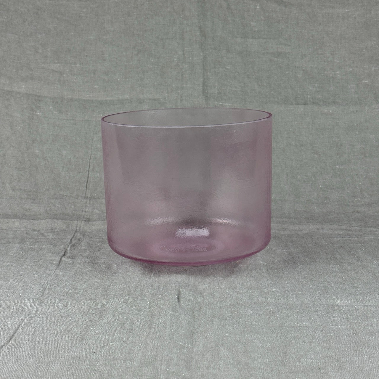 8" F+5 Pink Aura Gold Alchemy™ Crystal Bowl