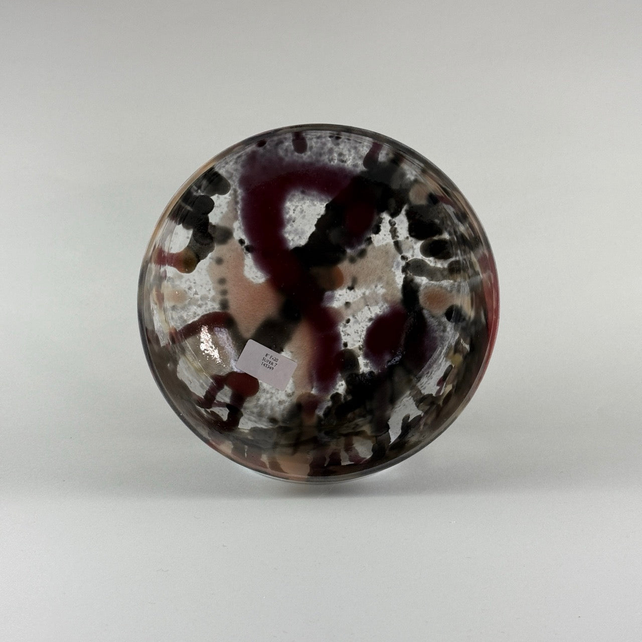 8” F+20 Super 7 Alchemy™ Crystal Bowl (Inside View)
