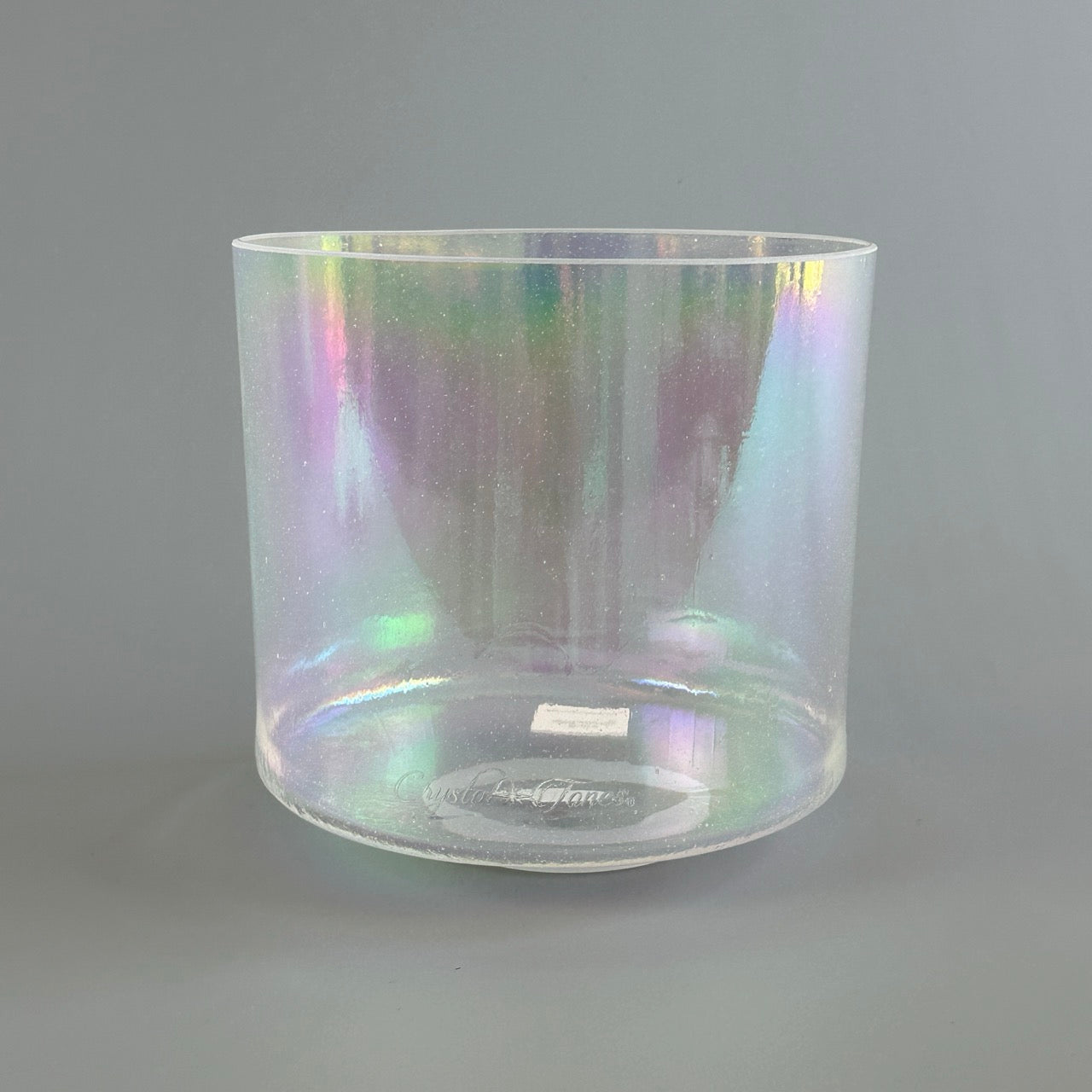 9" F#+25 Platinum Alchemy™ Crystal Bowl® Side View