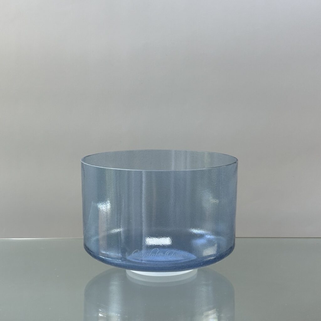 9" C+45 Indigo Alchemy™ Crystal Bowl® Side View