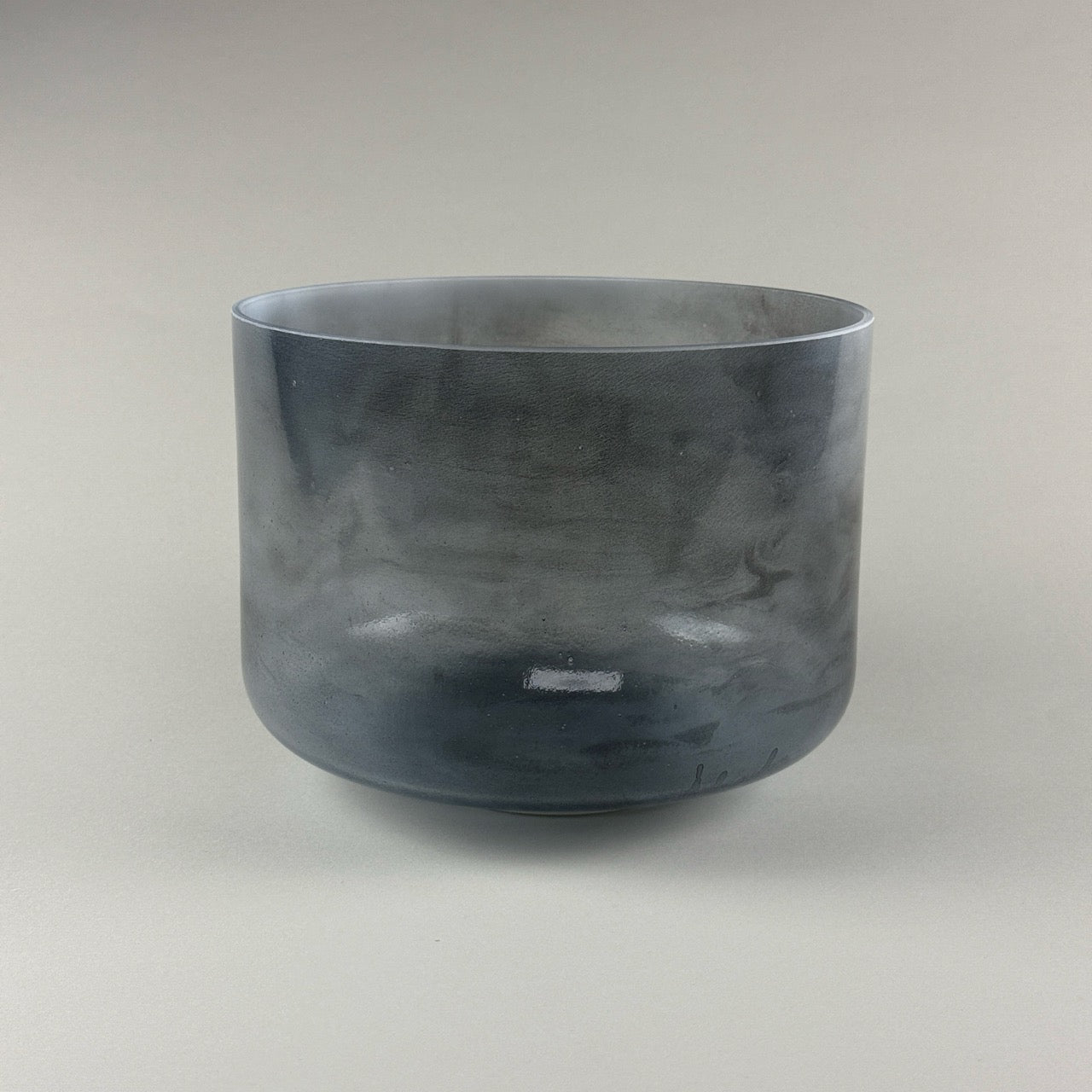 9” A#+5 Celestiite Alchemy™ Crystal Bowl (Side View)
