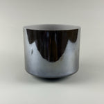 9” B-45 Charcoal, Palladium Alchemy™ Crystal Bowl (Side View)