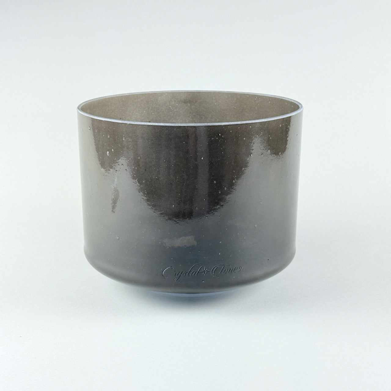 9” B+20 Charcoal Alchemy™ Crystal Bowl (Side View)
