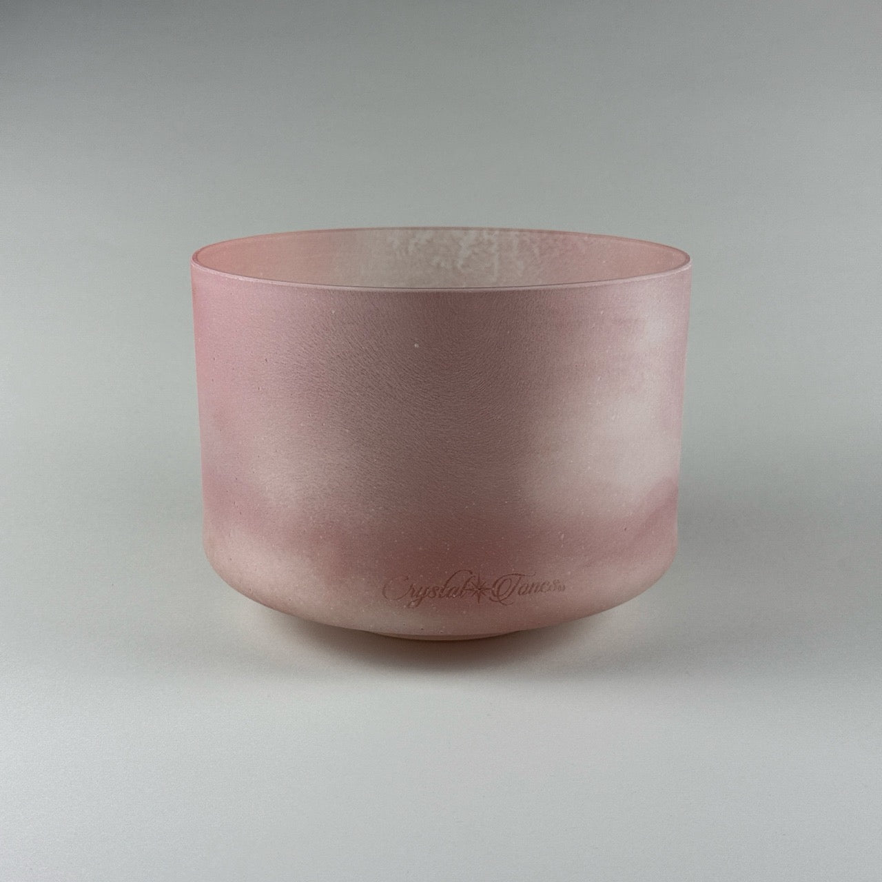 9” B+20 Pink Himalayan Salt Alchemy™ Crystal Bowl (Side View)