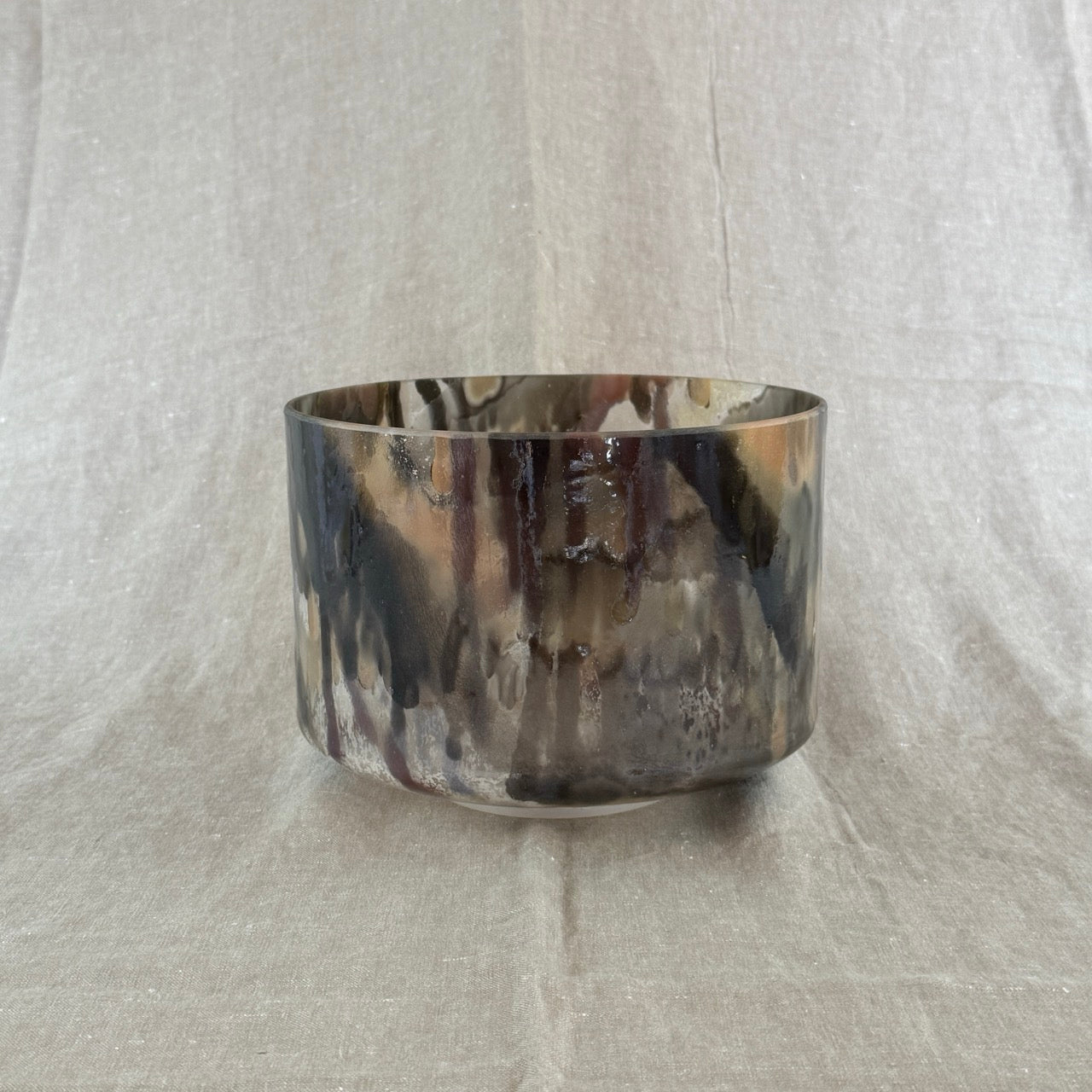 9" C-15 Super 7, White Light Aura Gold Alchemy™ Crystal Bowl