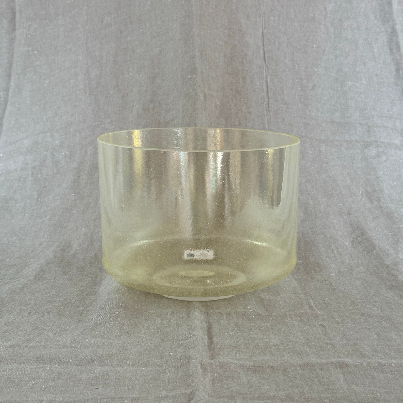 9" C-5 Lemon Aura Gold Alchemy™ Crystal Bowl