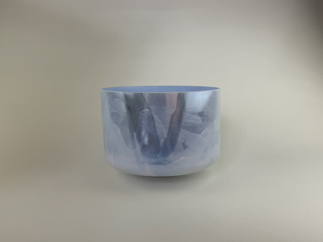 9" D#0 Larimar, White Light Angel Gold Alchemy™ Crystal Bowl