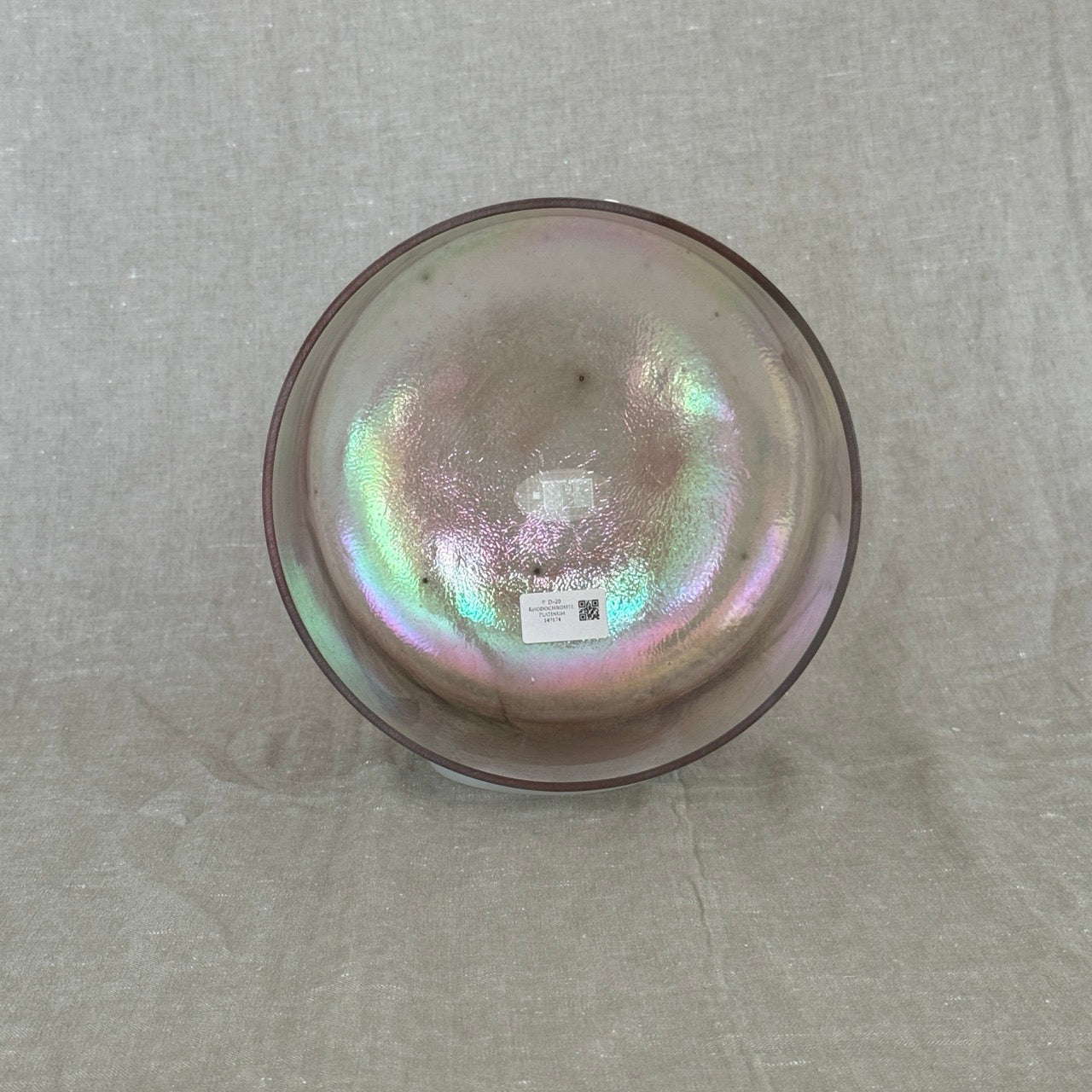 9" D+20 Rhodochrosite, Platinum Alchemy™ Crystal Bowl