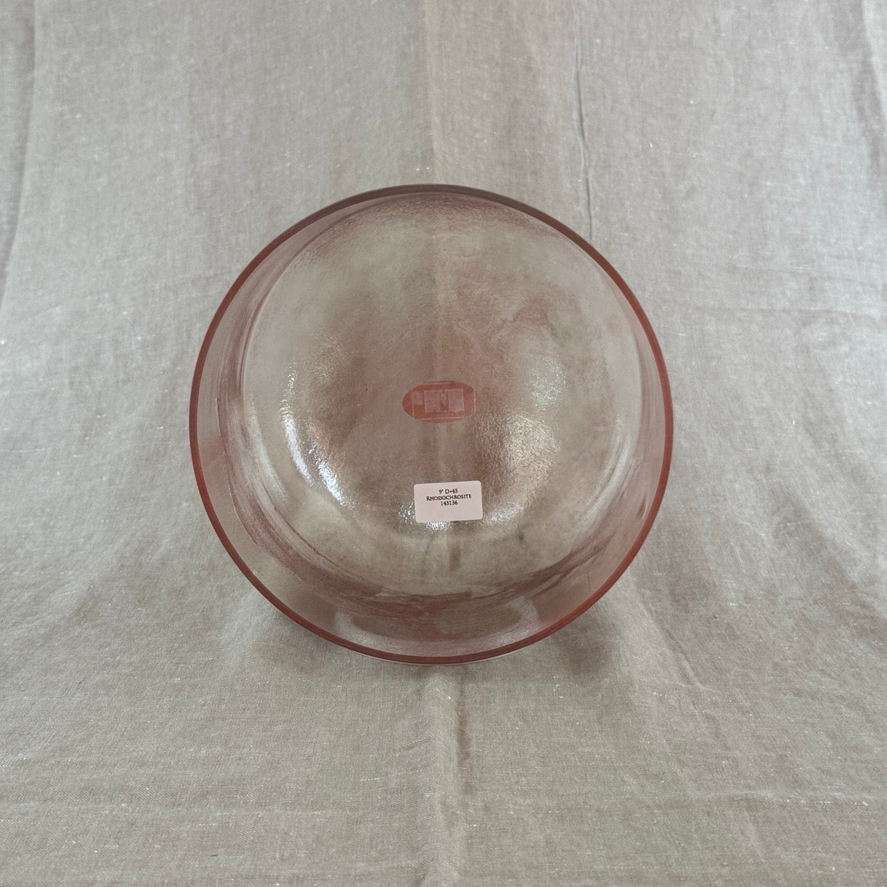 9" D+45 Rhodochrosite Alchemy™ Crystal Bowl