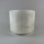 9” D-40 Great Salt Lake, Lemon Aura Gold Alchemy™ Crystal Bowl (Side View)