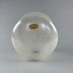 9” D-40 Great Salt Lake, Lemon Aura Gold Alchemy™ Crystal Bowl (Base View)
