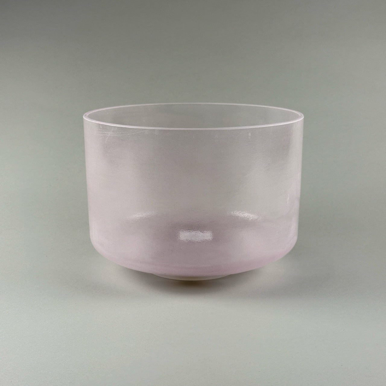 9” D+45 Great Salt Lake Salt, Pink Aura Gold Alchemy™ Crystal Bowl (Side View)