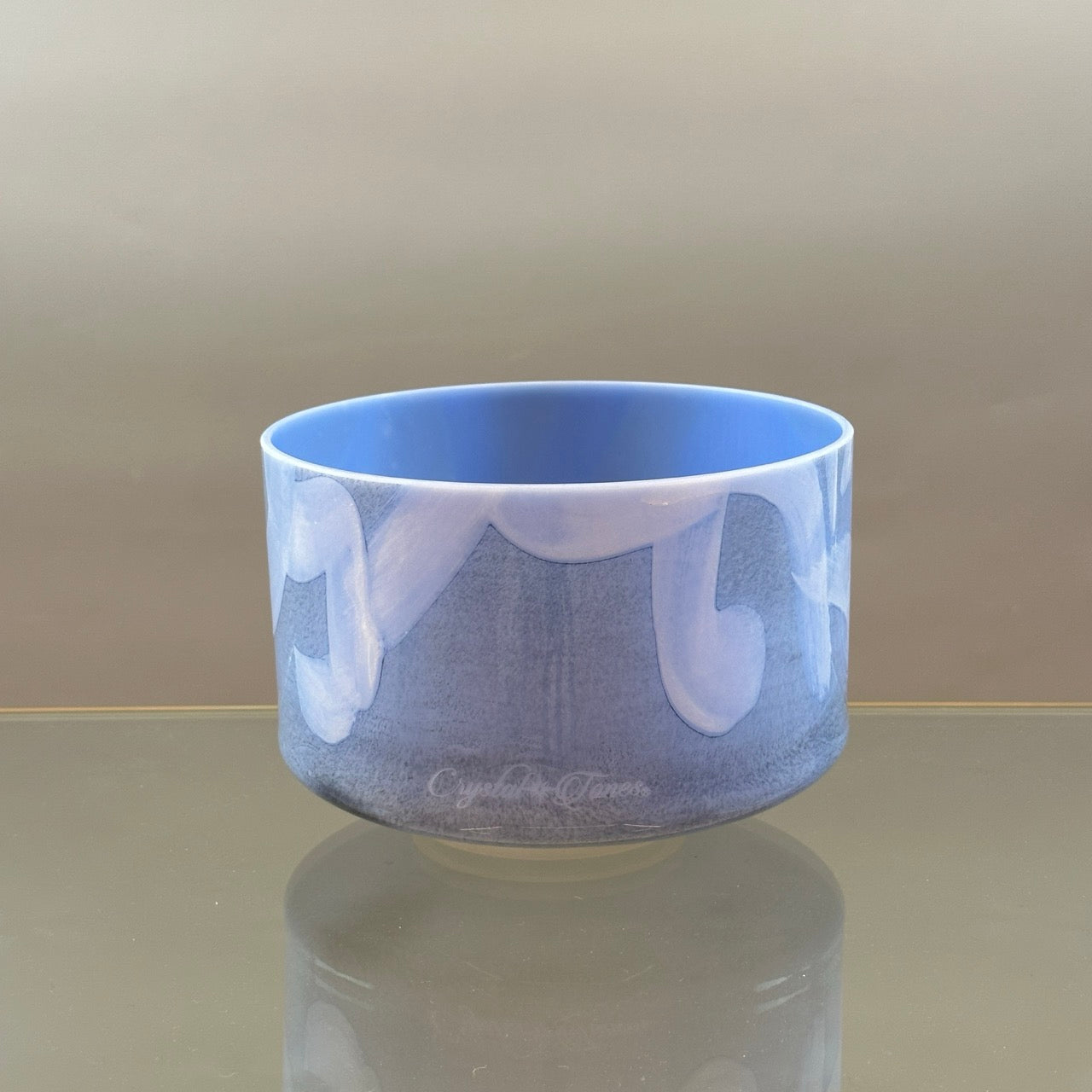 9" E-40 Lapis Lazuli Alchemy™ Crystal Bowl® Side View