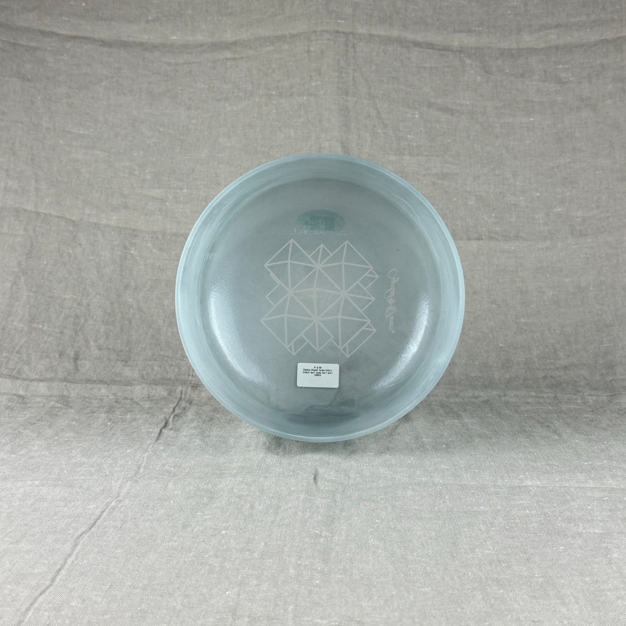9" E-50 Green Heart Aura Gold, Great Salt Lake Salt Alchemy™ Crystal Bowl