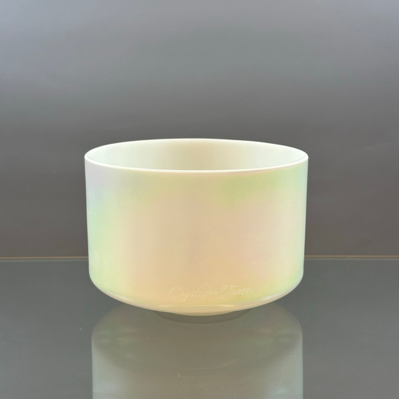 9" E0 Frankincense, Platinum Alchemy™ Crystal Bowl® Side View