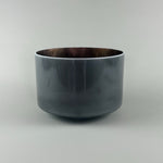 9” E+20 Moldavite, Tibetan Quartz Copper (Inside) Alchemy™ Crystal Bowl (Side View)