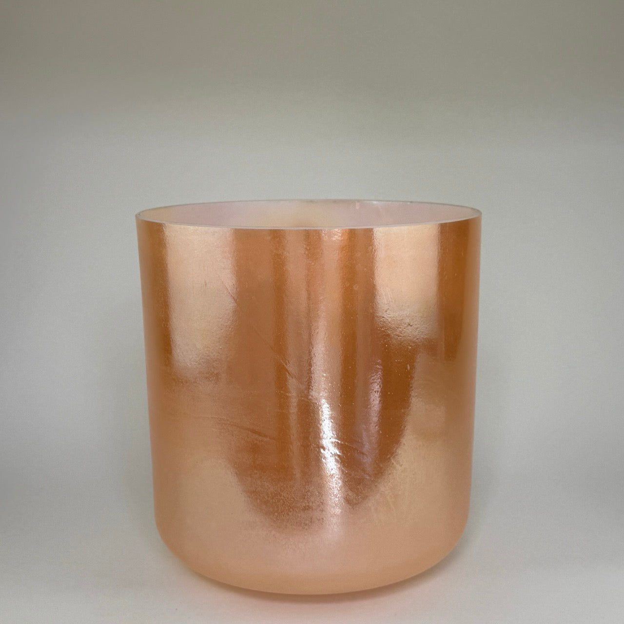 9" G-35 Dead Sea Salt, Grandmother, Platinum (Inside) Tall Alchemy™ Crystal Bowl
