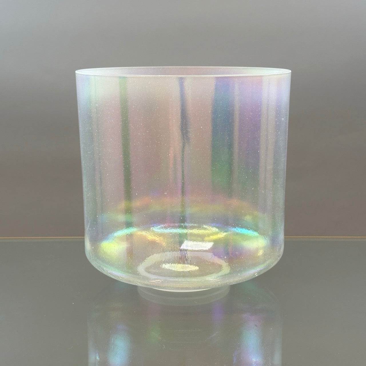 9" G+20 Blue Moonstone, Platinum Alchemy™ Crystal Bowl® Side View