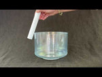 9" D-10 Aqua Aura Gold Azar Alchemy™ Crystal Bowl Video